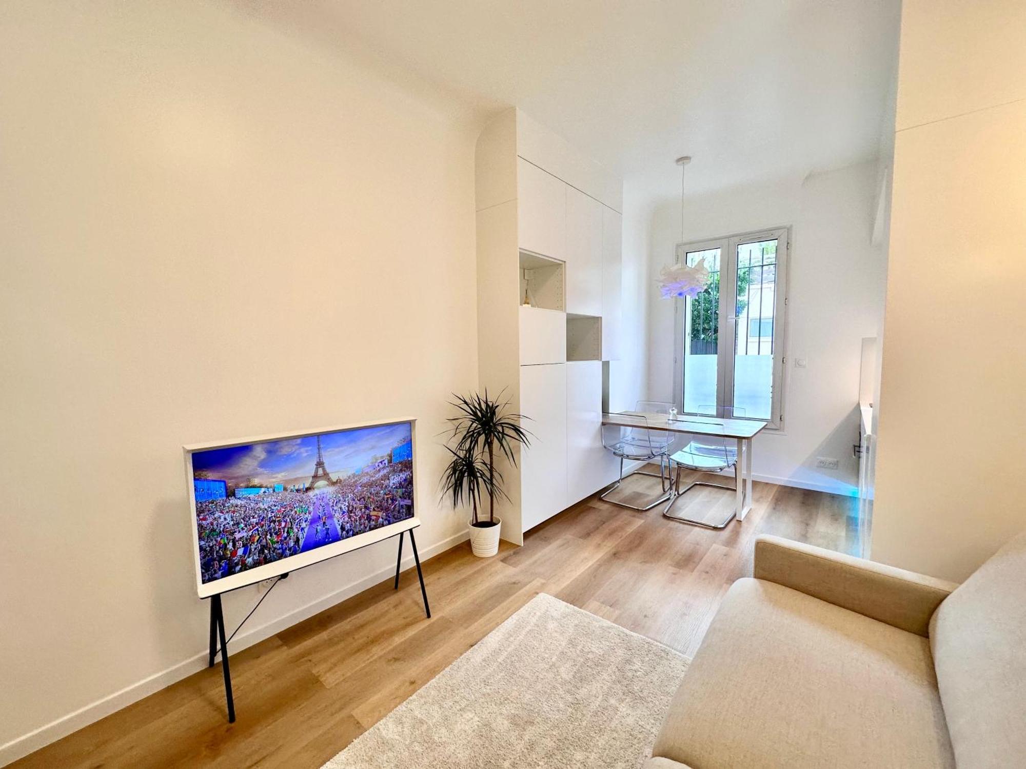 Apartment Metro-Paris Asnieres-sur-Seine Luaran gambar
