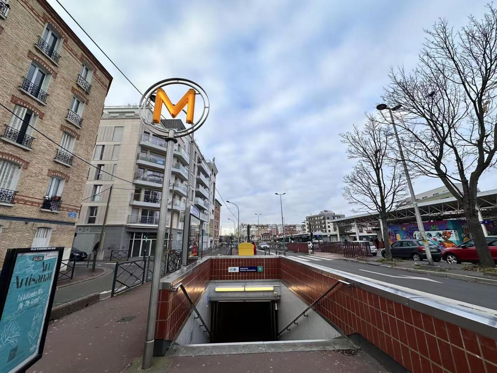 Apartment Metro-Paris Asnieres-sur-Seine Luaran gambar